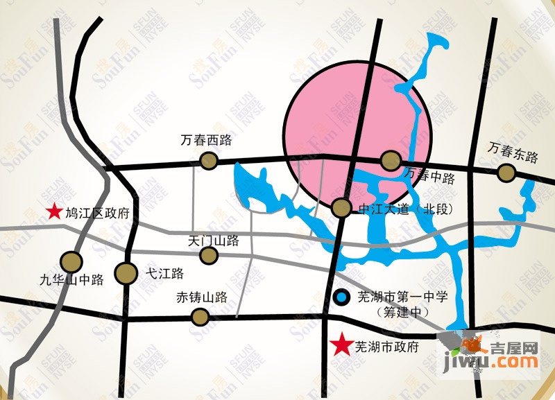 芜湖鸠江区政务文化中心南翔万商芜湖国际商贸城外景图/效果图85