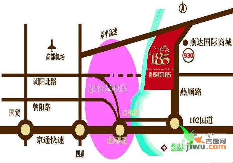 星河185位置交通图图片