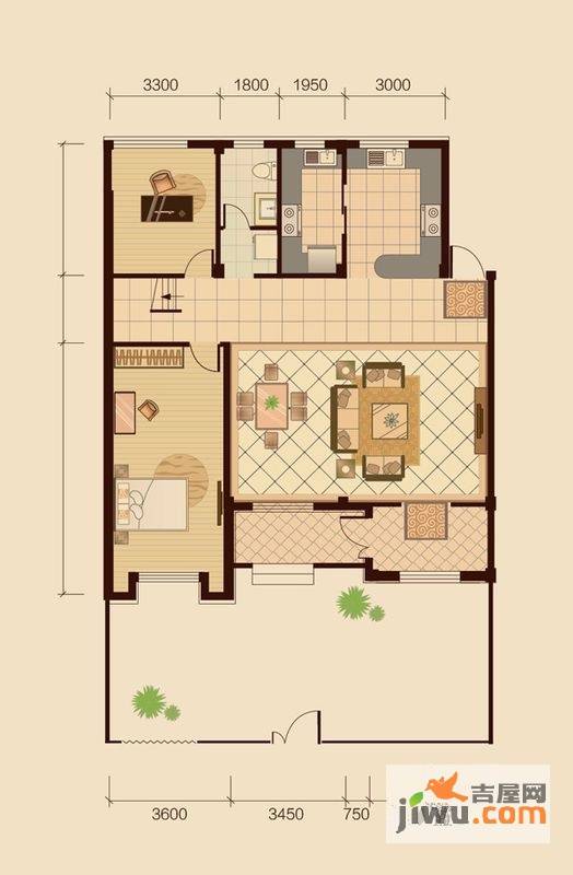 紫金湾6室2厅3卫288㎡户型图