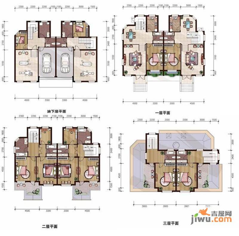 诚恒世嘉5室2厅4卫288㎡户型图