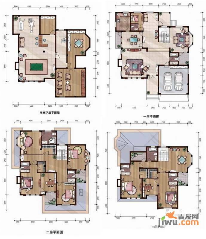 诚恒世嘉7室4厅7卫338㎡户型图