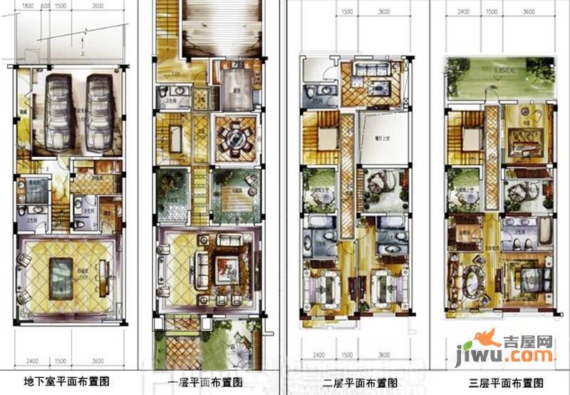 盛世豪庭·香堡6室4厅5卫457㎡户型图