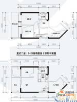 宝能太古城2室2厅2卫86.1㎡户型图