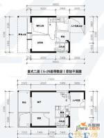 宝能太古城2室2厅2卫84.2㎡户型图