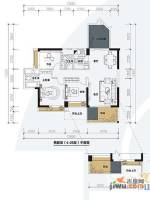 宝能太古城3室2厅2卫115.9㎡户型图