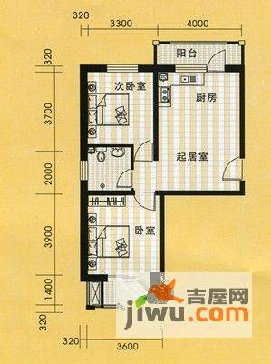 馨合佳园3室2厅2卫128㎡户型图