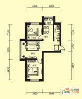 江岸龙苑2室2厅1卫79㎡户型图