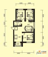 江岸龙苑3室2厅1卫94㎡户型图