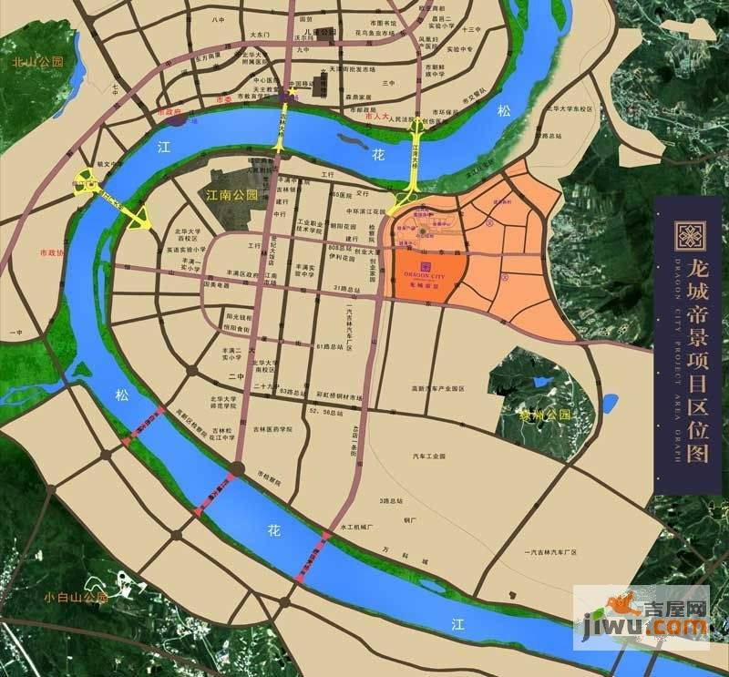 龙城帝景位置交通图