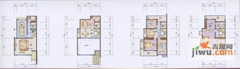 沁芳园5室4厅4卫270㎡户型图