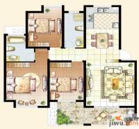 骏和玲珑湾3室2厅2卫108㎡户型图