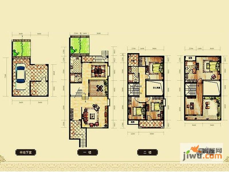 锦都豪庭6室2厅3卫240㎡户型图