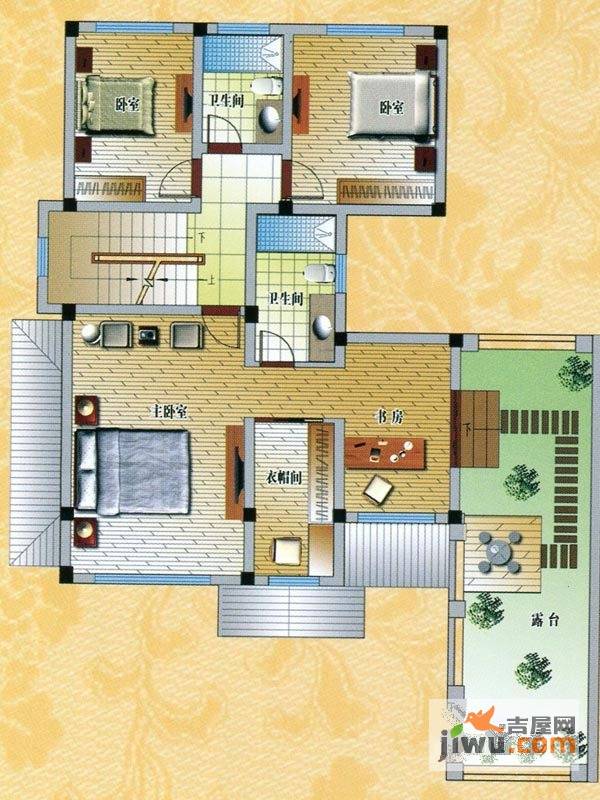 锦宸国际花园普通住宅120㎡户型图