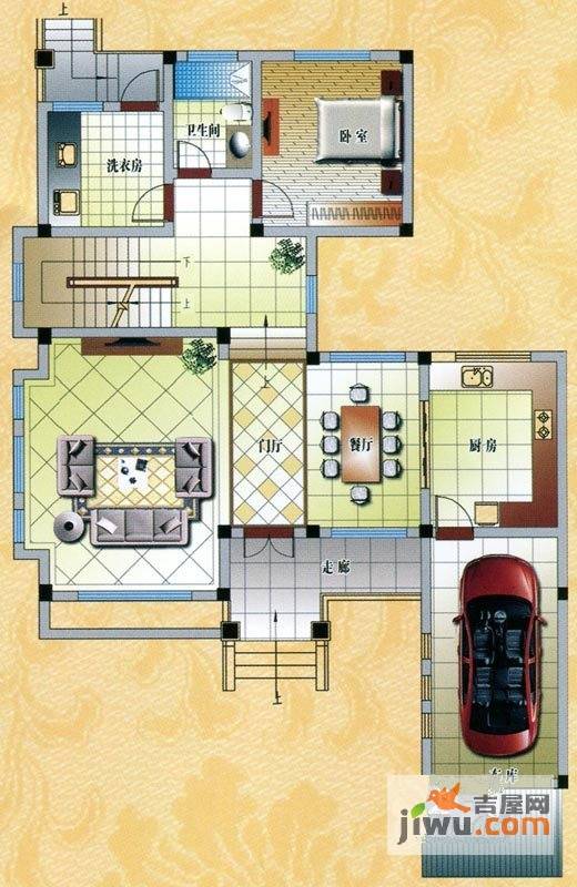 锦宸国际花园普通住宅120㎡户型图