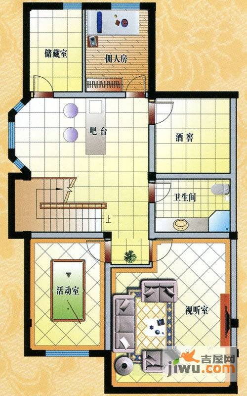 锦宸国际花园普通住宅120㎡户型图