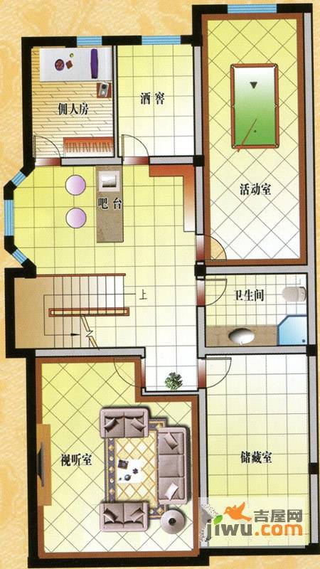 锦宸国际花园普通住宅120㎡户型图