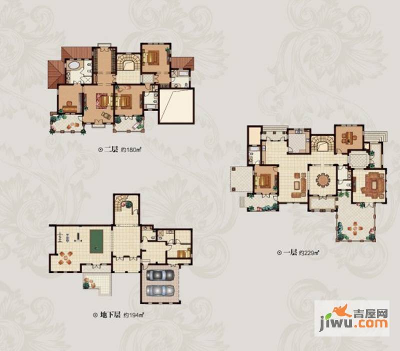 莫干山梦溪湖山庄普通住宅601㎡户型图