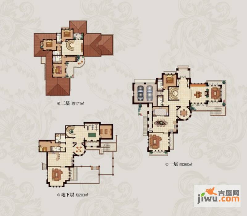 莫干山梦溪湖山庄普通住宅814㎡户型图