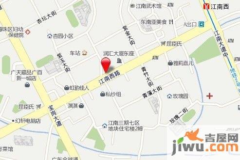 江南新地商业街位置交通图图片