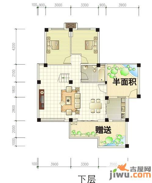 上锦颐园汇萃（住宅）5室2厅3卫178.7㎡户型图