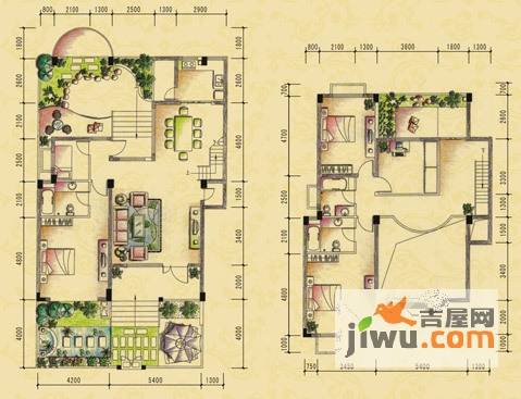 富豪新岸3室2厅3卫226.2㎡户型图