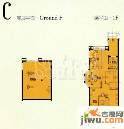 圣地雅格4室3厅4卫237㎡户型图