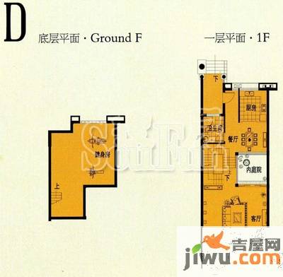 圣地雅格4室3厅4卫224㎡户型图