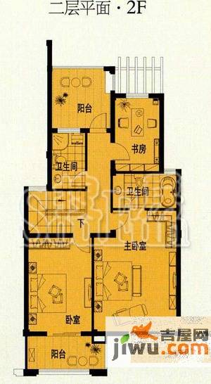 圣地雅格4室2厅3卫204㎡户型图