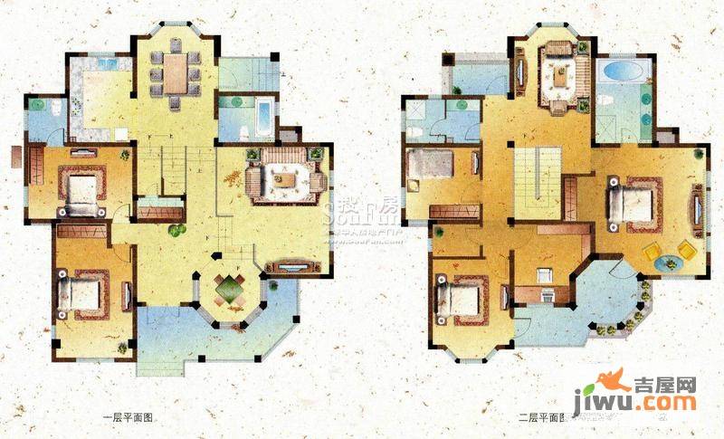 聆湖尚郡5室2厅2卫295.4㎡户型图