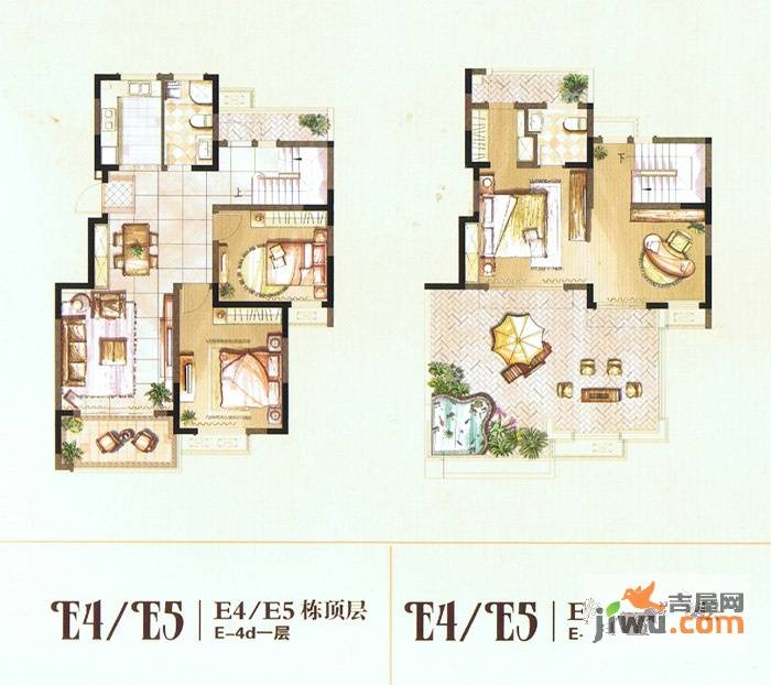 香缇花园4室2厅2卫户型图