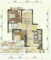 久和国际新城2室2厅1卫87.9㎡户型图