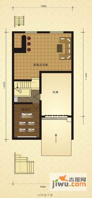 东晶佳园普通住宅255㎡户型图