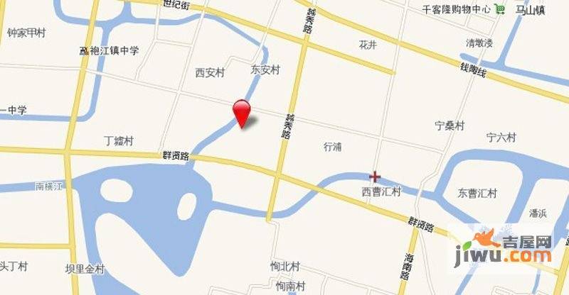 中国安防城位置交通图图片