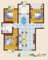 汇龙国际花园3室2厅1卫132.5㎡户型图