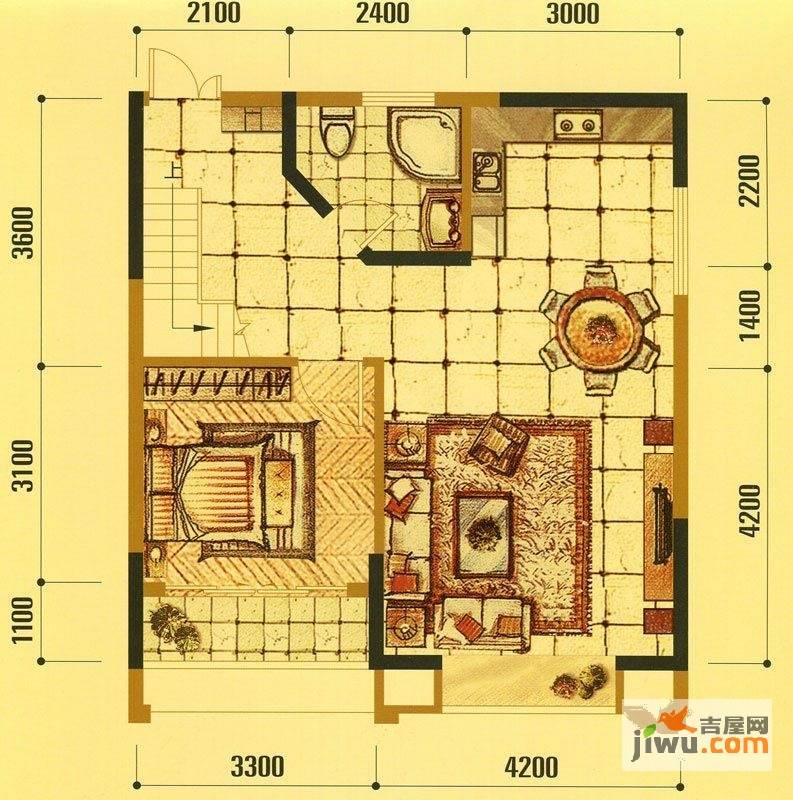 文源华都·紫京城4室2厅3卫140㎡户型图