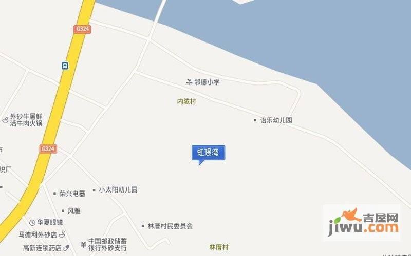 虹璟湾位置交通图图片