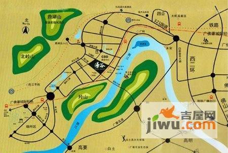 鼎湖·漫谷位置交通图图片
